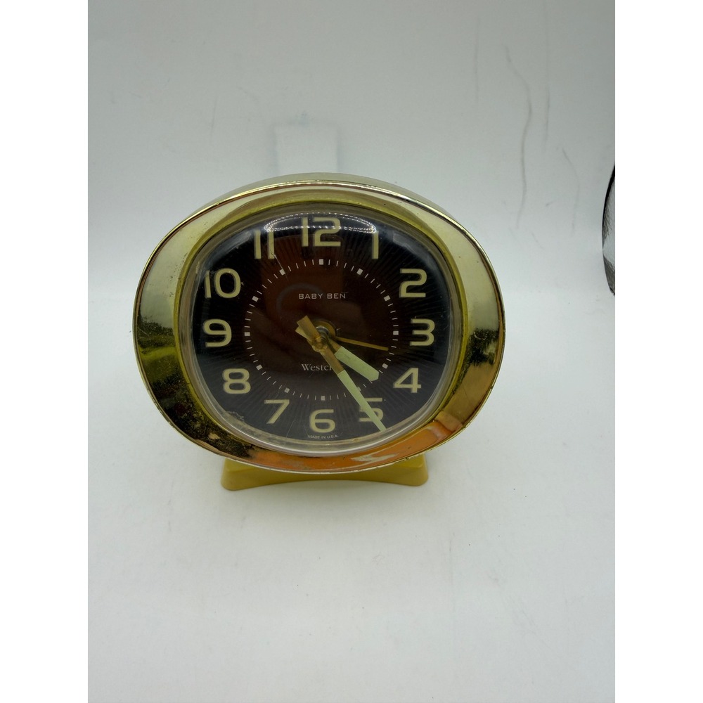 Vintage Westclox Baby Ben Alarm Clock DOES NOT WORK DISPLAY ONLY